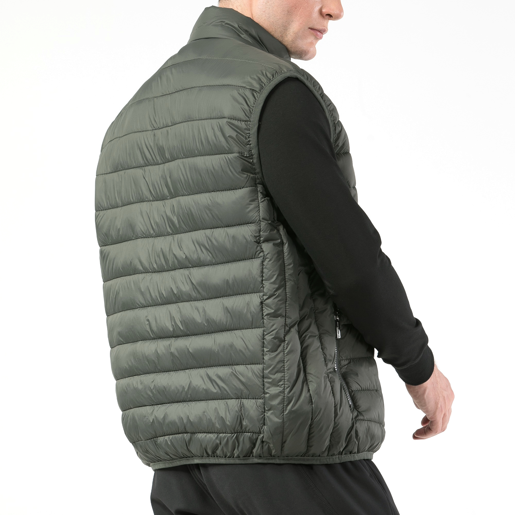 Alpine Swiss Mens Down Alternative Vest Jacket Lightweight Packable